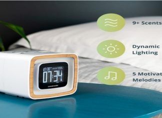 El SensorWake Trio te despierta con olores, luces y música