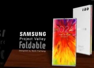 El teléfono plegable de Samsung