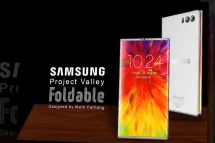 El teléfono plegable de Samsung