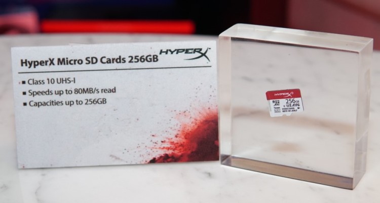 Kingston lanza tarjetas MicroSD HyperX para videojuegos de hasta 256 GB