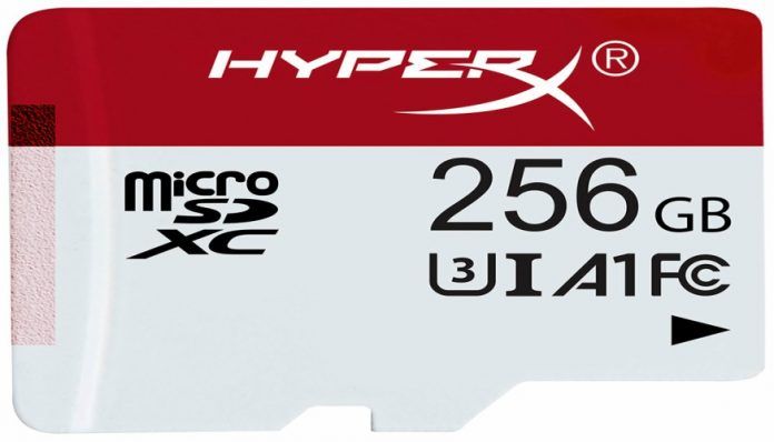 Kingston lanza tarjetas MicroSD HyperX para videojuegos de hasta 256 GB