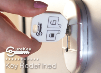 SureKey, el protector de puertas que te indica si las cerrado bien