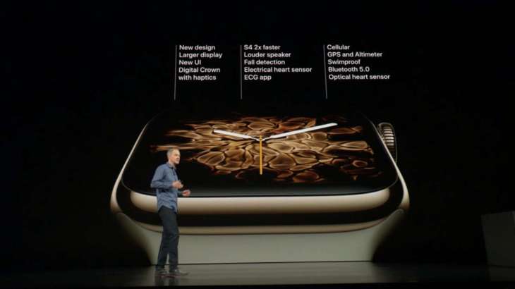 Presentan el nuevo Apple Watch Series 4 con monitor superior