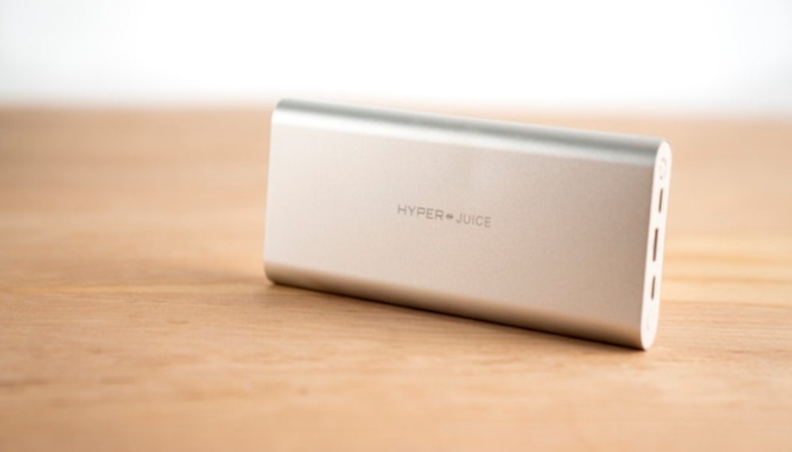 Presentan a HyperJuice, batería USB-C portátil más poderosa del mercado