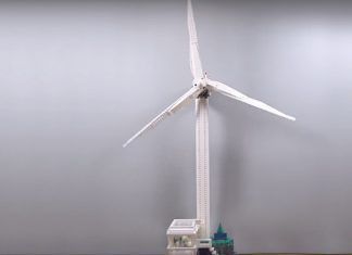 turbina eólica de LEGO
