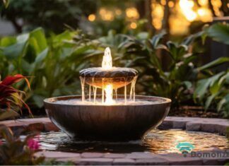 Cómo hacer una fuente de jardín con cascada