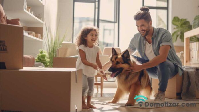 consejos para mudarse con niños y mascotas