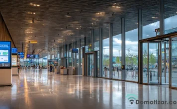 domótica en aeropuertos modernos de Europa