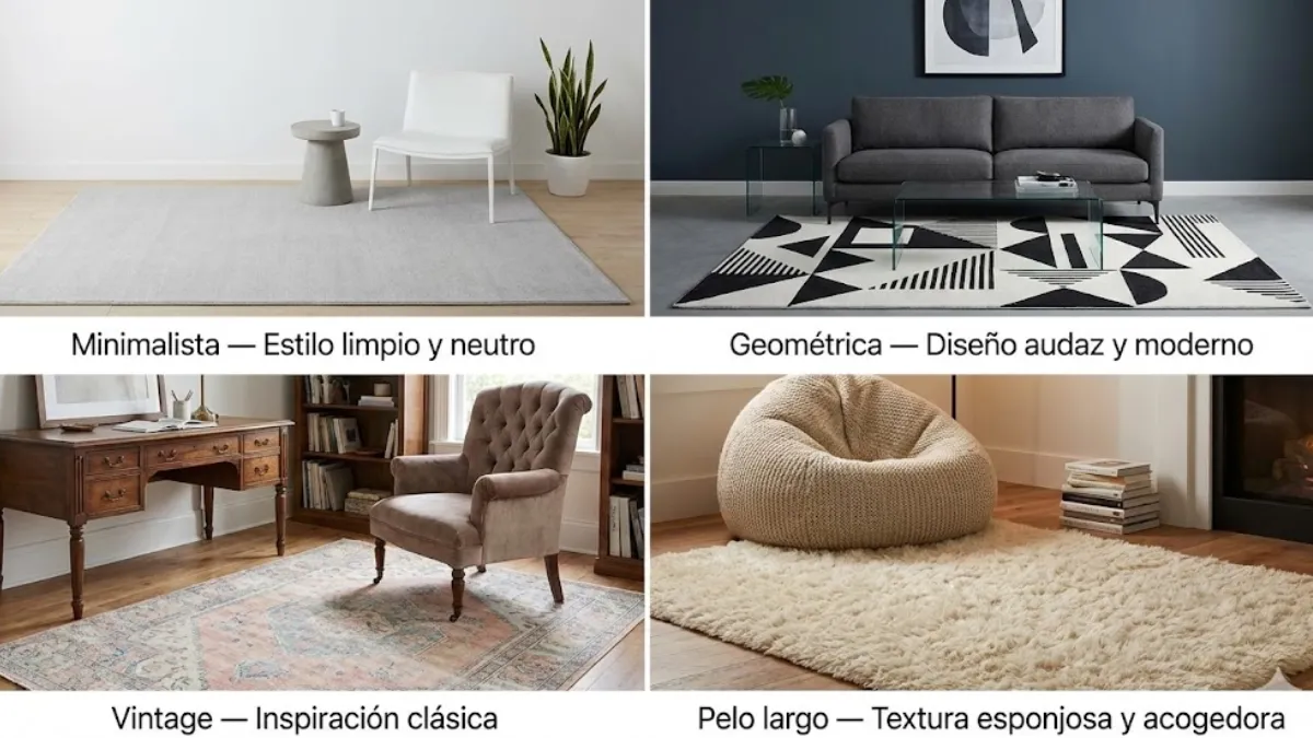 Estilos y tendencias de alfombras modernas