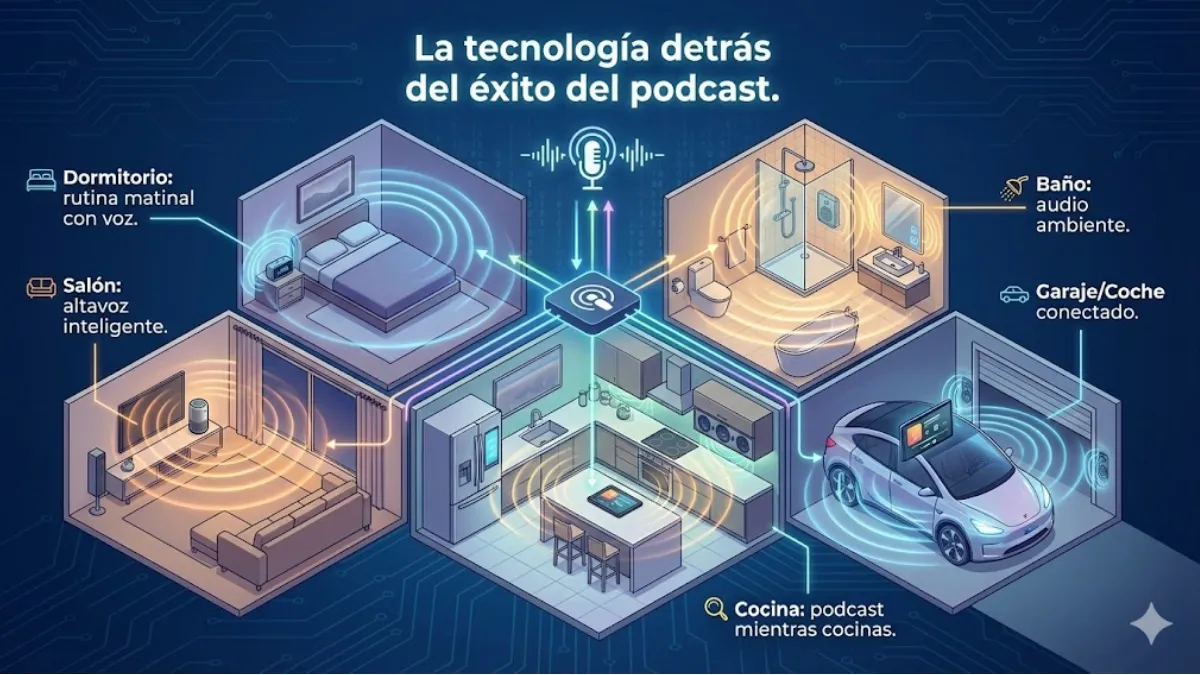 La tecnología detrás del éxito del podcast