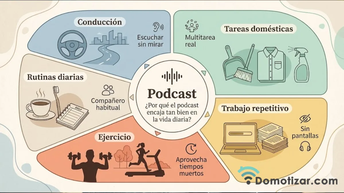 Por qué el podcast encaja tan bien en la vida diaria