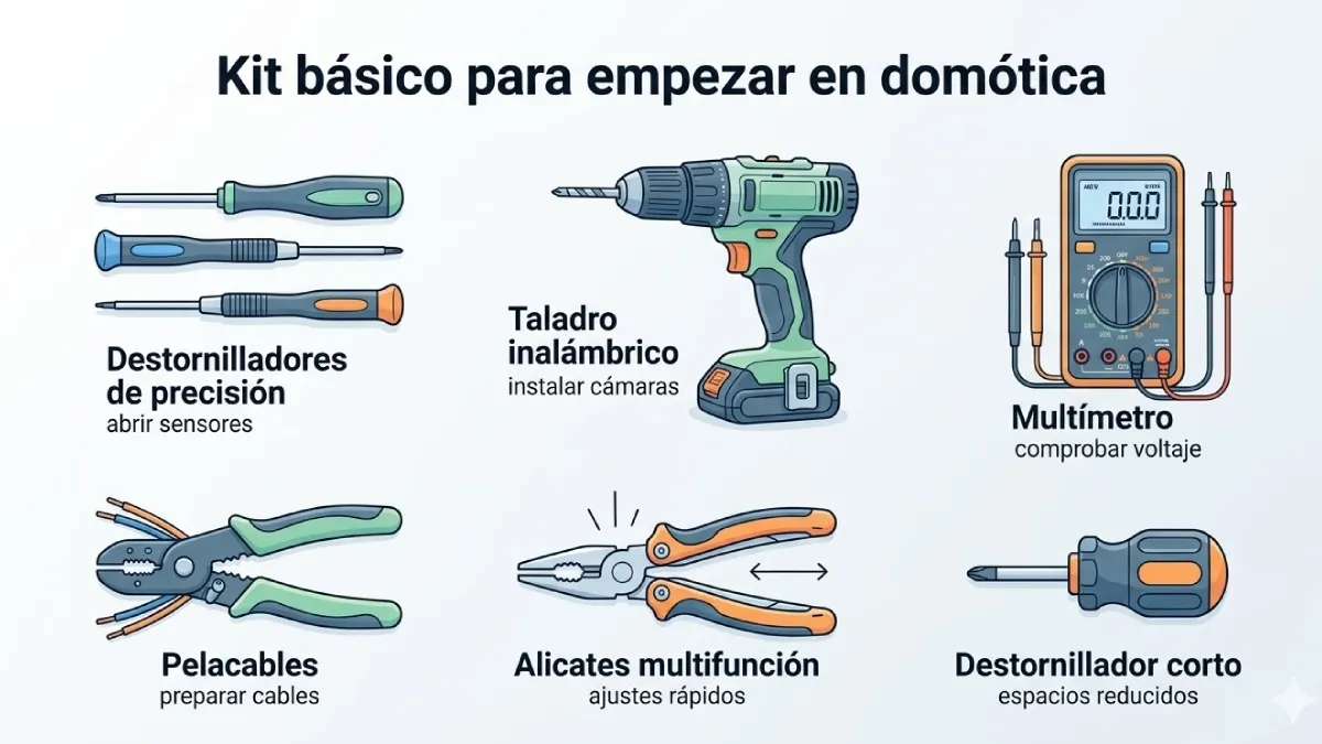 herramientas básicas para empezar en domótica